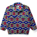 2014 Patagonia Printed Synchilla Snap-T, Slowfoot: Cobalt (L/XL)