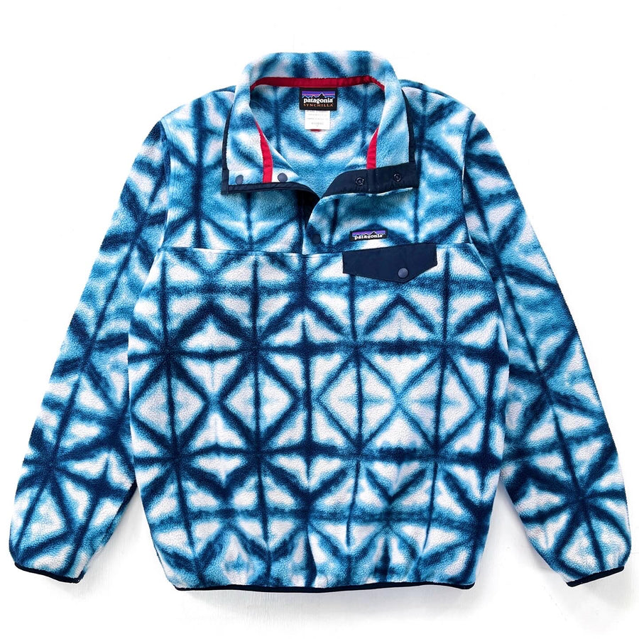 2015 Patagonia Womens Synchilla Snap-T, Diamond Dancer: Navy (M)