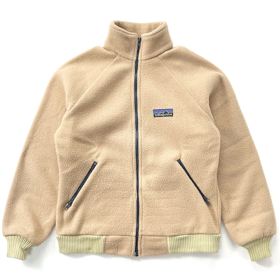 1982 Patagonia Full-Zip Bunting Fleece Climbing Jacket, Camel (S/M)