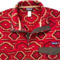 2012 Patagonia Printed Synchilla Snap-T, Yanaba: Molten Lava (M)