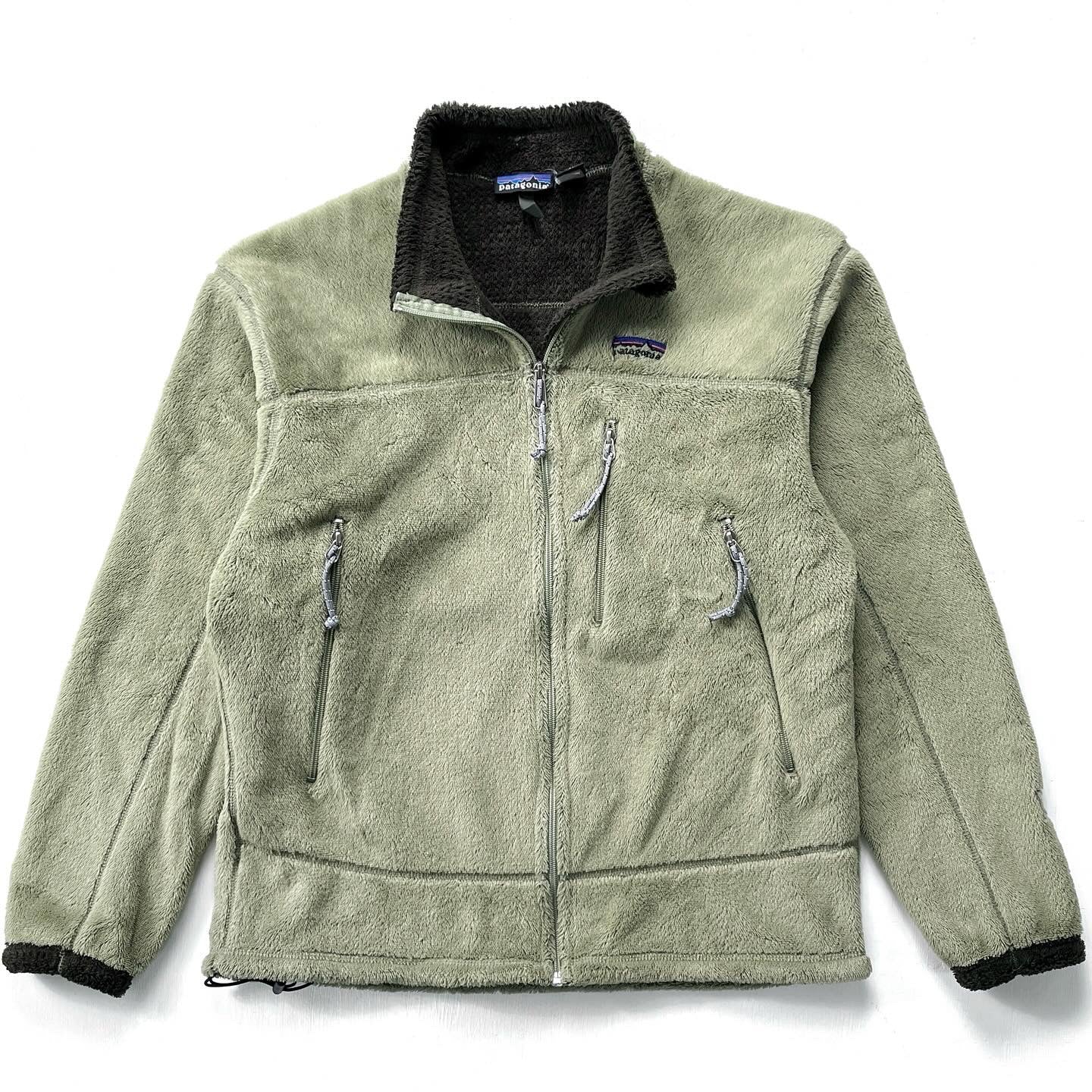 2001 Patagonia R4 Fleece Regulator Jacket, Weathered Green (L)