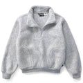 1980s Lightning Bolt Malden Mills Half-Zip Fleece Pullover, Grey (L)
