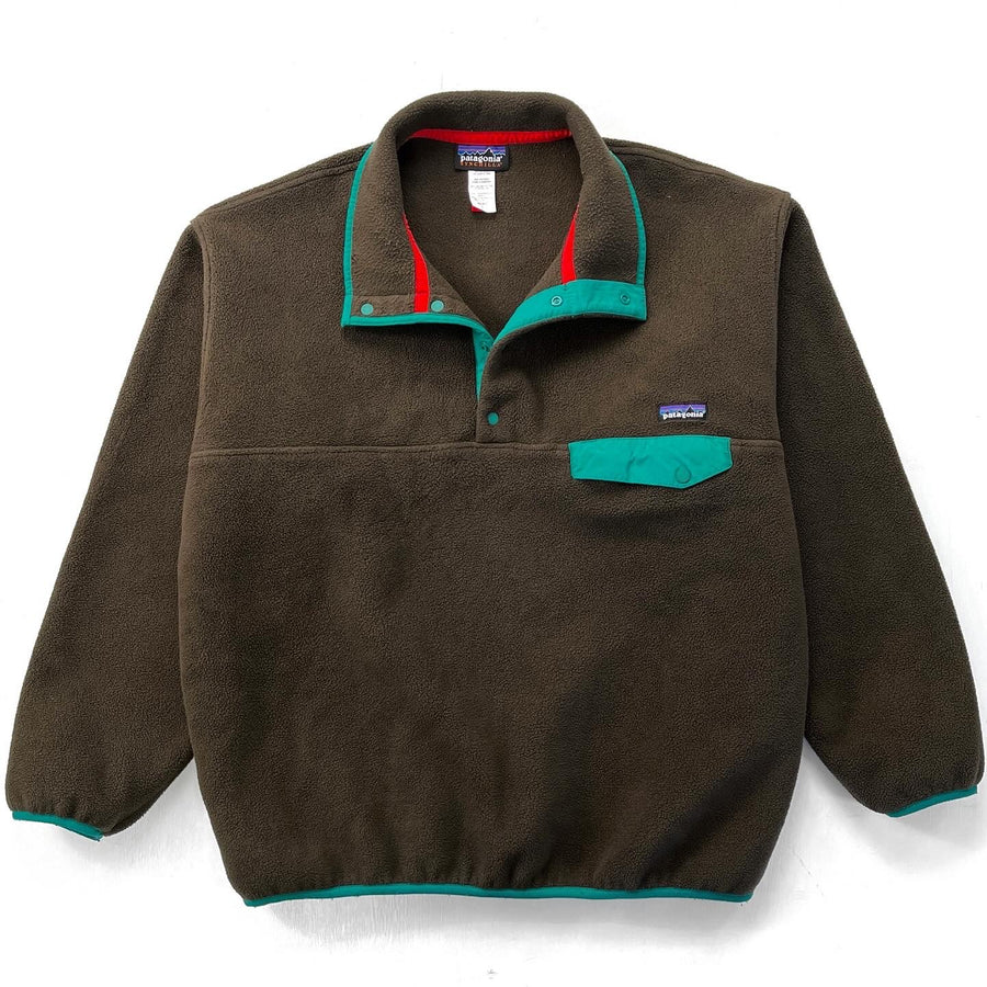 2012 Patagonia Synchilla Snap-T Fleece Pullover, Dark Walnut (L/XL)