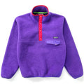 1989 Patagonia Made In The U.S.A. Synchilla Snap-T, Eggplant (S)