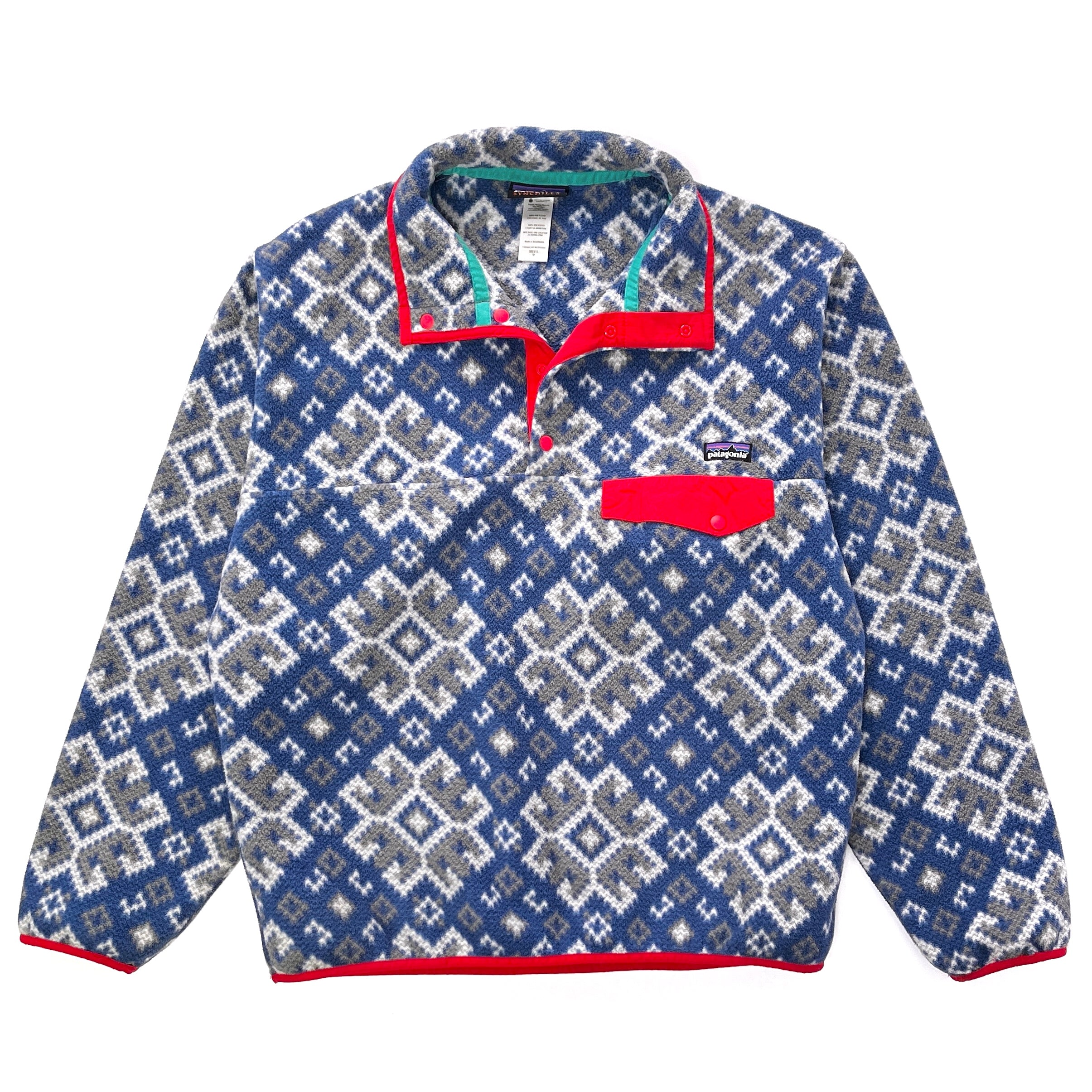 ラルフさん、専用　patagonia USA 2013 Patagonia Printed Synchilla Snap-T Pullover, Aurora: Channel