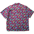 1993 Patagonia Mens Cotton A/C Print Shirt, Fish: Red (L/XL)