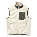 2012 Patagonia Classic Retro-X Fleece Vest, Natural & Walnut (L)