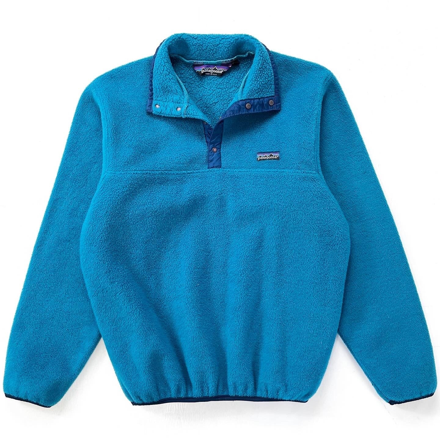 1985 Patagonia First Edition Womens Synchilla Snap T-Neck (S)