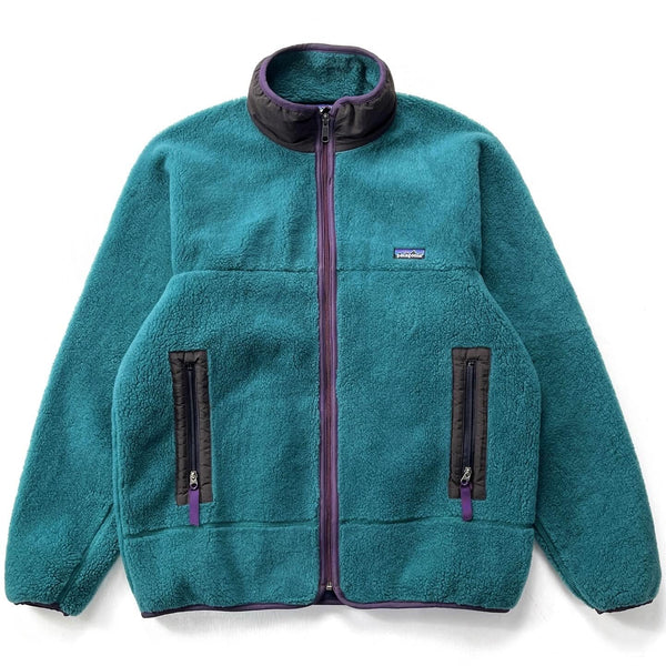 1995 Patagonia P.E.F. Retro-X Fleece Jacket, Bluegrass & Purple (XL)