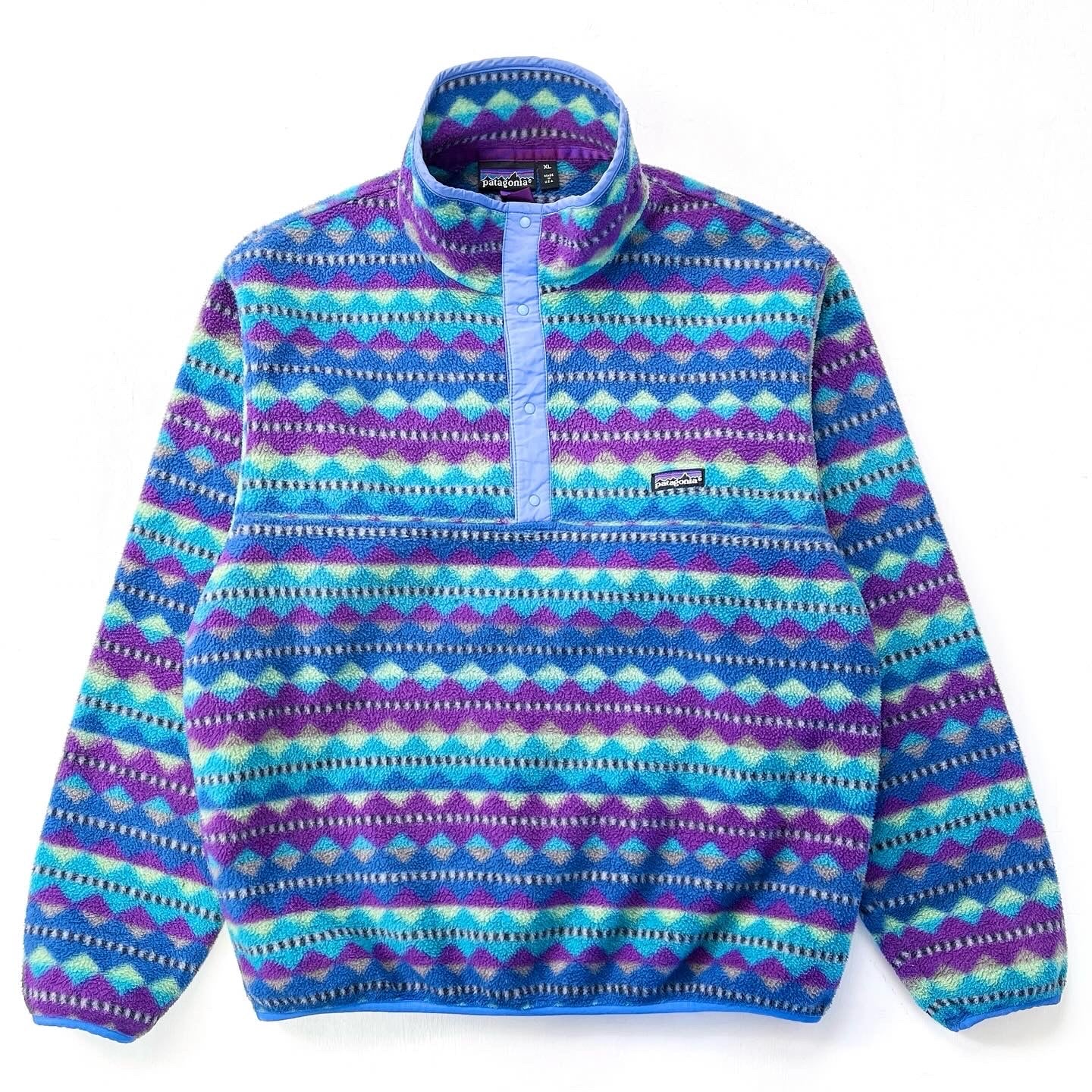 Patagonia printed outlet fleece pullover