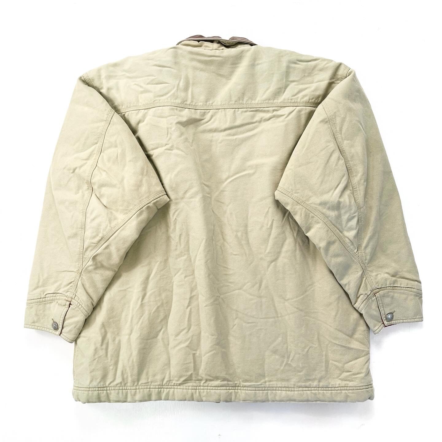 1999 Patagonia Fleece-Lined Organic Cotton Canvas Chore Coat (XL)