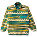 2015 Patagonia Printed Synchilla Snap-T, Cliff: Arbor Green (M)
