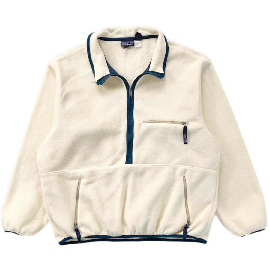 1993 Patagonia Lightweight Half-Zip Synchilla Sweater, Palomino (XL)