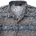 1999 Patagonia Mens A/C Print Shirt, Boomerang: Khaki (L/XL)