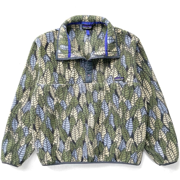1992 Patagonia Printed Synchilla Snap-T, Spears: Elephant (L)