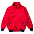 1983 Patagonia Bunting Full-Zip Fleece Jacket, Red & Navy (L)