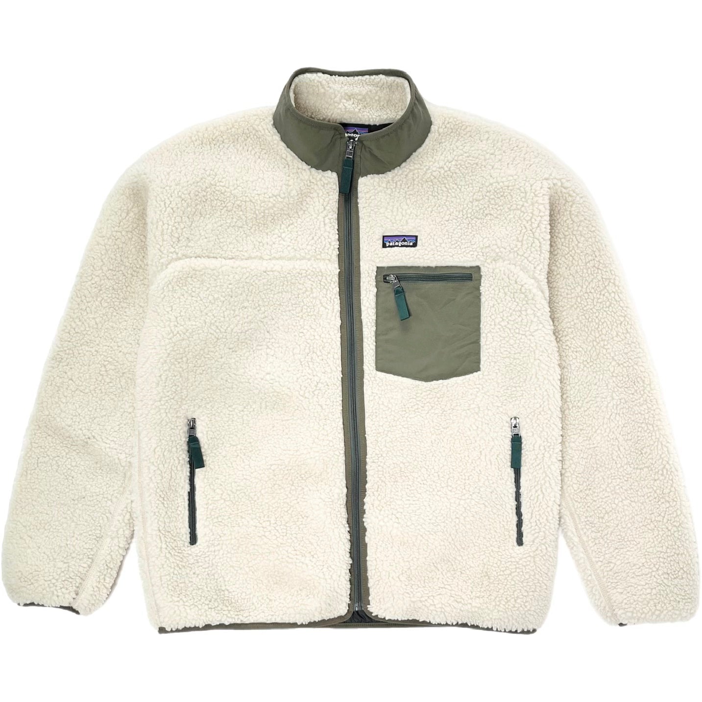 2025 Patagonia Classic Retro-X Fleece Jacket, Natural / Basin