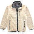 1997 Patagonia Made In The U.S.A. Retro Pile Cardigan, Natural & Hunter (S/M)
