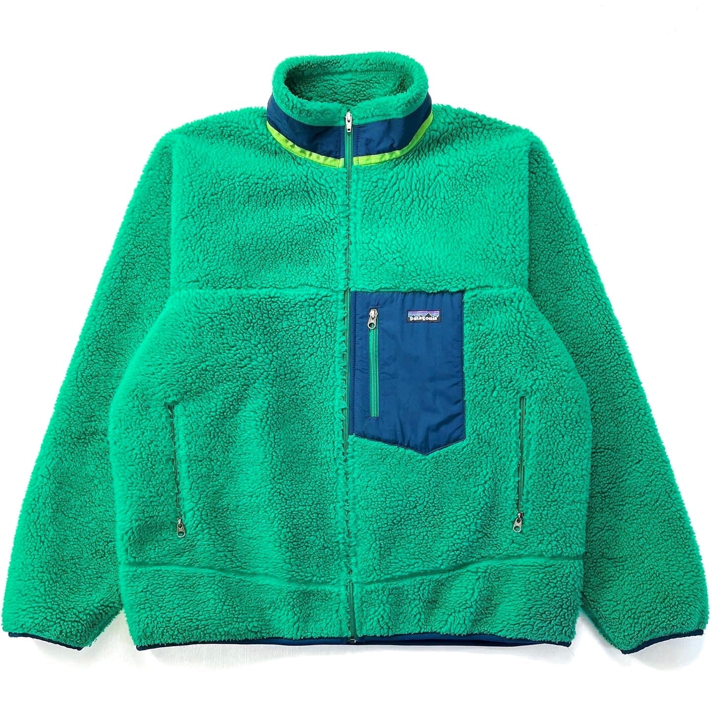 2011 Patagonia Classic RetroX Fleece Jacket, Ginkgo Green (XL)