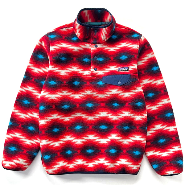 2015 Patagonia Womens Printed Synchilla Snap-T Pullover, Wild Desert (S)