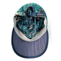 Patagonia (Vintage) — 1995 Patagonia Printed Cotton Spoonbill Cap, Hidden Fish: Dark Teal (M)