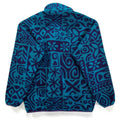 1995 Patagonia Printed Synchilla Snap-T, Island Block: Dark Teal (M)