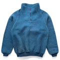 1970s Patagonia “Big Label” Bunting Half-Zip Fleece Pullover, Blue (L)
