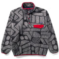 2015 Patagonia Printed Synchilla Snap-T, Shale: Forge Grey (L)