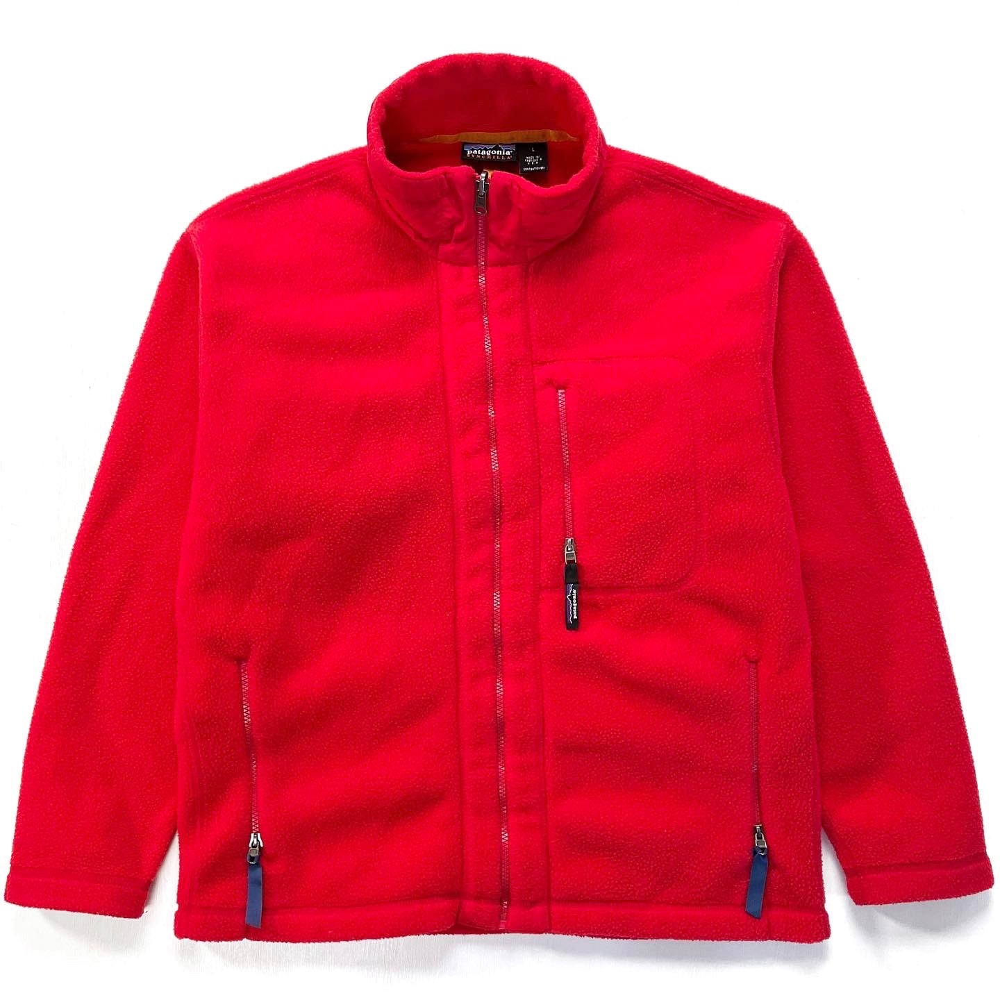 2000 Patagonia Made In The U.S.A. Synchilla Jacket, French Red (L)