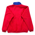 1988 Patagonia Synchilla Half-Zip Fleece Sweater, Red & Cobalt (XL)
