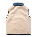 1996 Patagonia Made In The U.S.A. Retro-X Fleece Vest, Natural & Storm Blue (L)