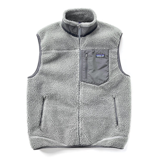 2012 Patagonia Classic Retro-X Fleece Vest, Narwhal Grey (L)