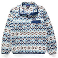2019 Patagonia Womens Printed Synchilla Snap-T, Tundra Cluster (M)