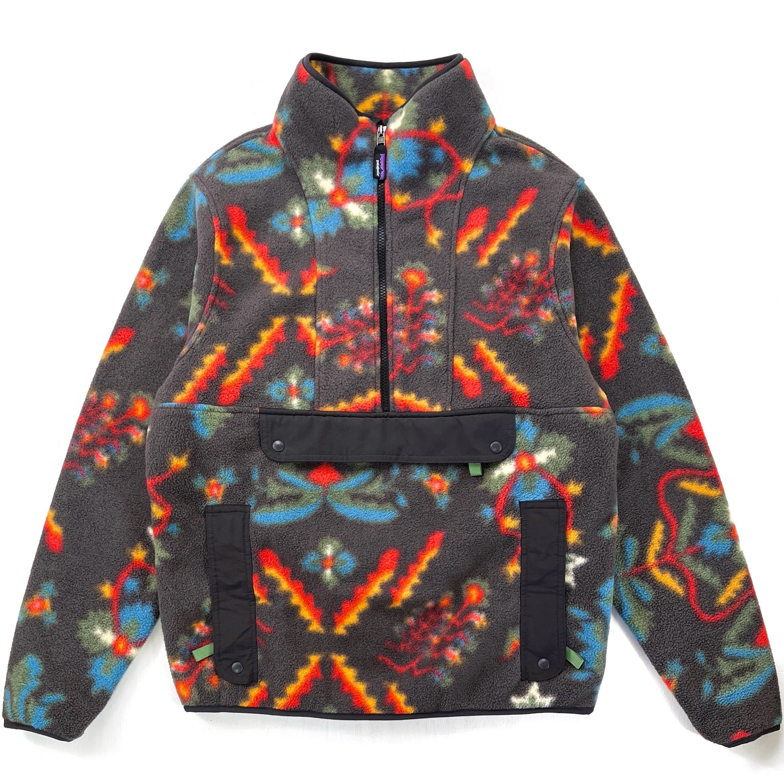 2022 Patagonia Printed Synchilla Anorak, Forest Floor: Ink (M)