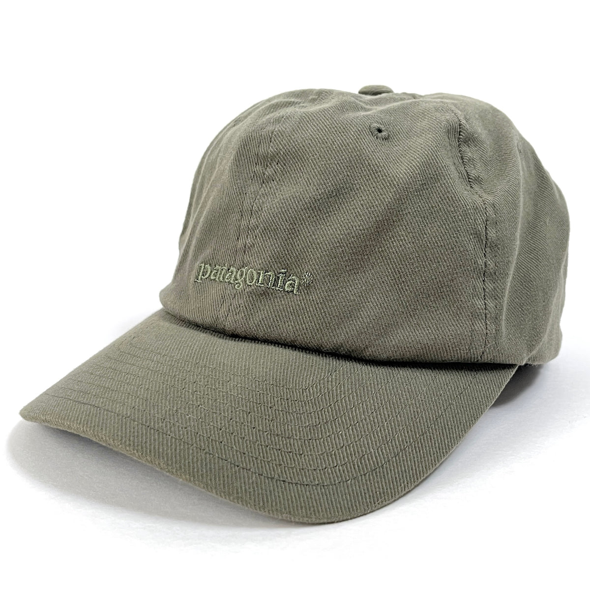 2005 Patagonia Organic Cotton Flexfit Hat, Light Olive (OS)