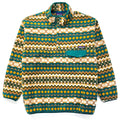 2015 Patagonia Printed Synchilla Snap-T, Cliff: Arbor Green (L)