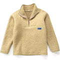 1970s Patagonia First Edition Half-Zip Pile Sweater, Tan (M)