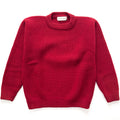1990 Patagonia Chamonix Heavy Wool Guide Sweater, Burnt Chili (S)