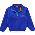 Patagonia (Vintage) — 1991 Patagonia Made In The U.S.A. Synchilla Snap-T, Cobalt / Emerald (M)