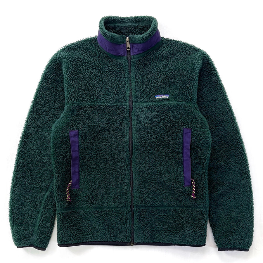 1996 Patagonia Classic Retro-X Jacket, Hunter & Regal Purple (S)