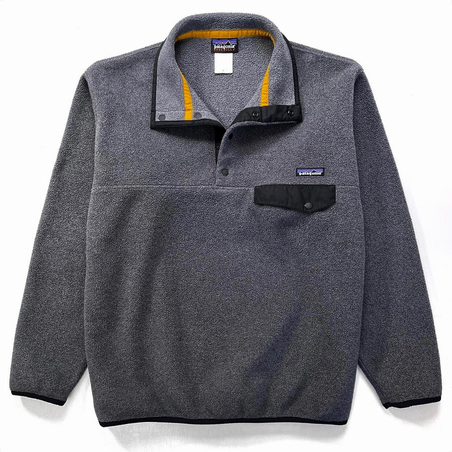 2010 Patagonia Synchilla Snap-T Fleece Pullover, Charcoal (M)
