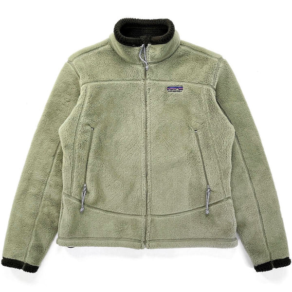 2002 Patagonia Womens R4 Fleece Jacket, Weathered Green (M)