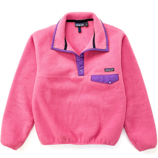 1991 Patagonia Made In The U.S.A. Synchilla Snap-T, Coral (S)