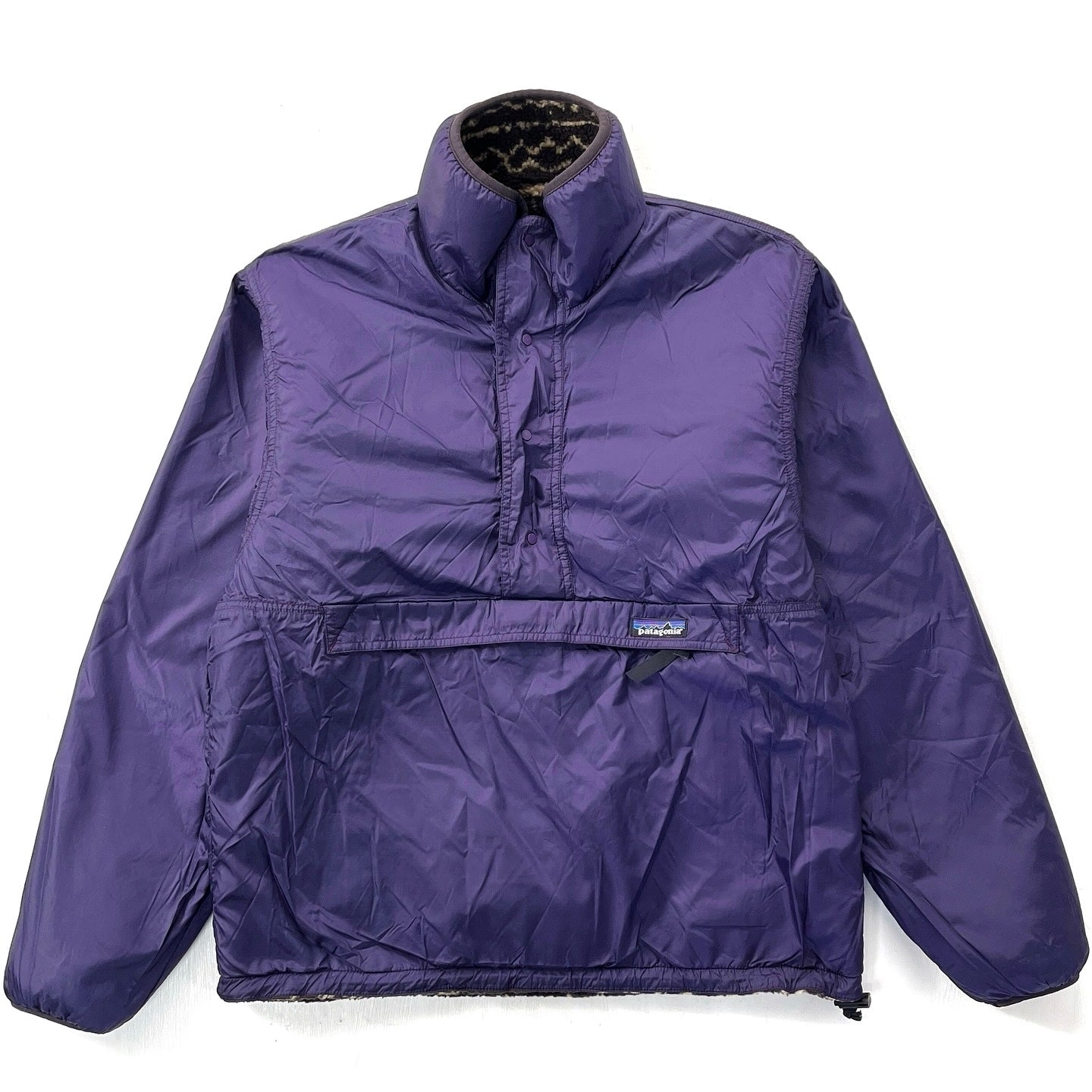 1995 Patagonia Reversible Pile Glissade Pullover, Mali: Condor (S)