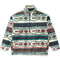 1994 Patagonia Printed Synchilla Sweater, Sacajawea: Ivory (L)