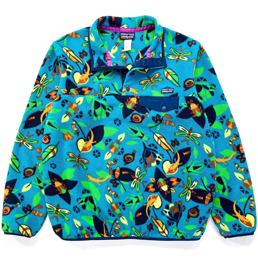2014 Patagonia Womens Printed Synchilla Snap-T, Jitterbug (L)