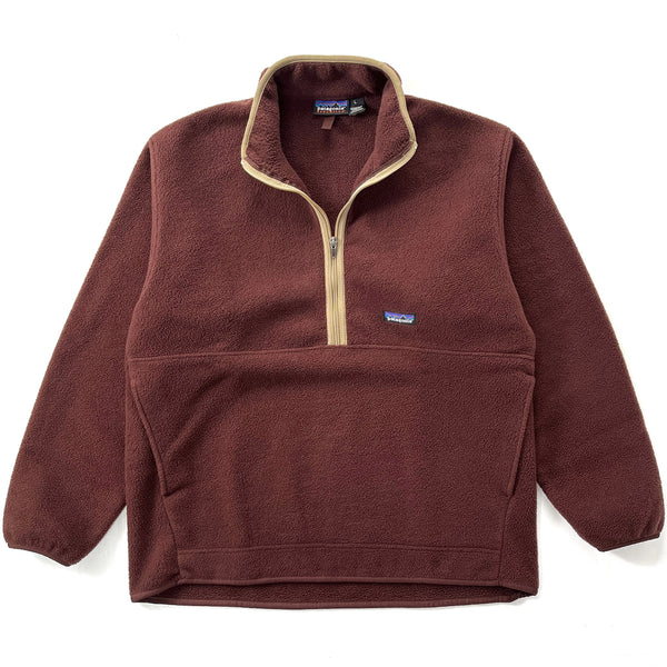 2002 Patagonia Synchilla Marsupial Pullover, Cattail & Retro Khaki (L)