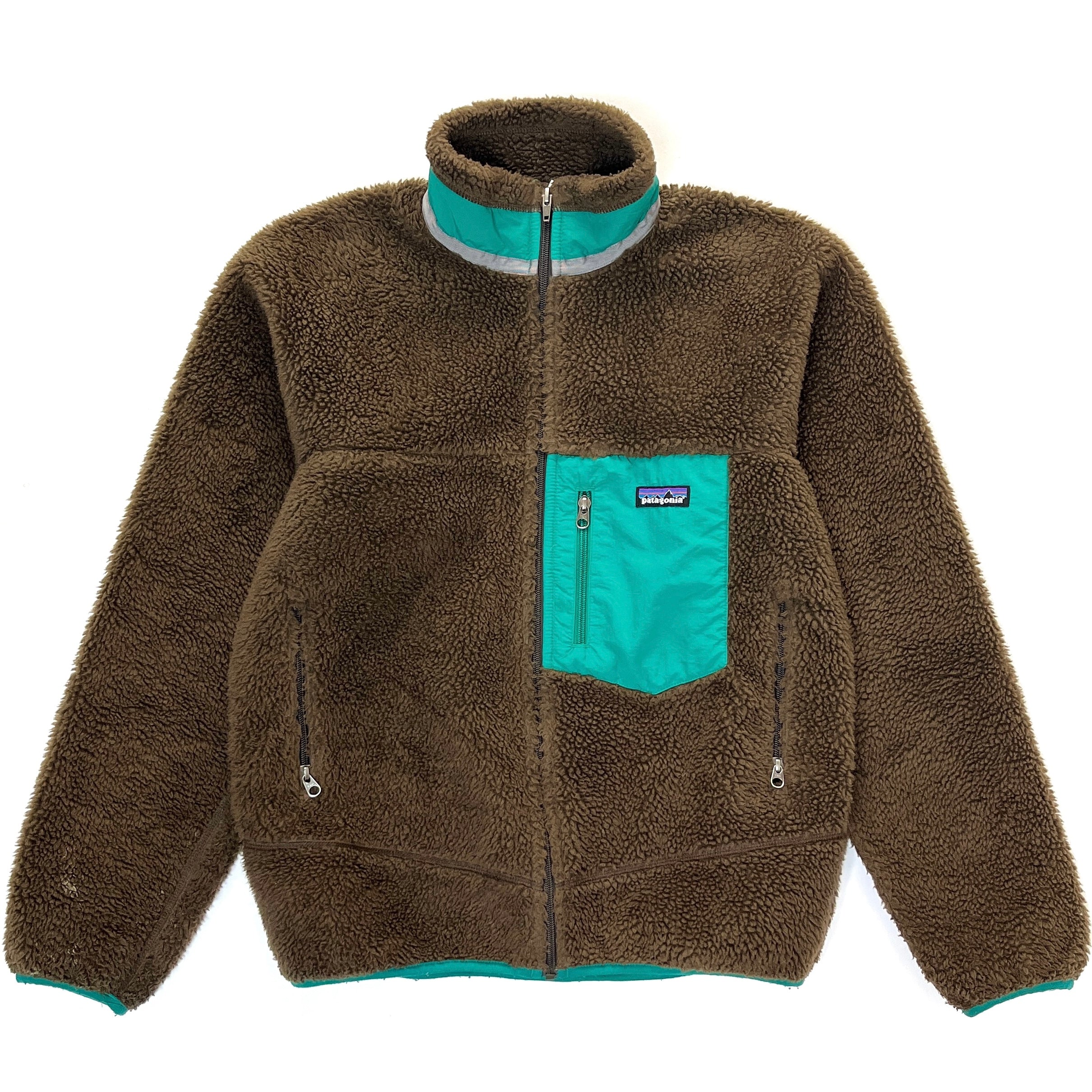 【廃盤】old patagonia フェルテッドジャケット Mサイズ 2012 Patagonia Classic Retro-X Fleece Jacket, Dark Walnut / Teal