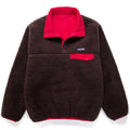 2007 Patagonia Reversible Deep Pile Snap-T Pullover, Velvet Brown (M)