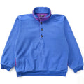 1991 Patagonia Collared Synchilla Fleece Sweater, Bright Blue (L)